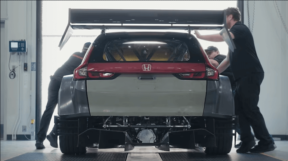 Back of the Honda CR-V HPD