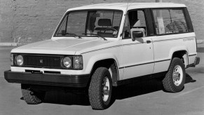 A 1985 Isuzu Trooper SUV