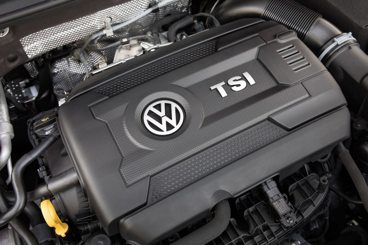 A VW GTI engine