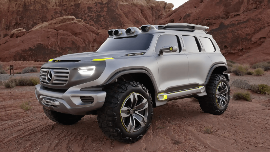 A crazy futuristic Mercedes G-Wagen concept from 2012 called the Ener-G-Force