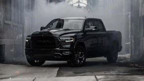 A 2023 Ram 1500 shows off aggressive looks, it is one of Edmunds' best trucks for 2023.