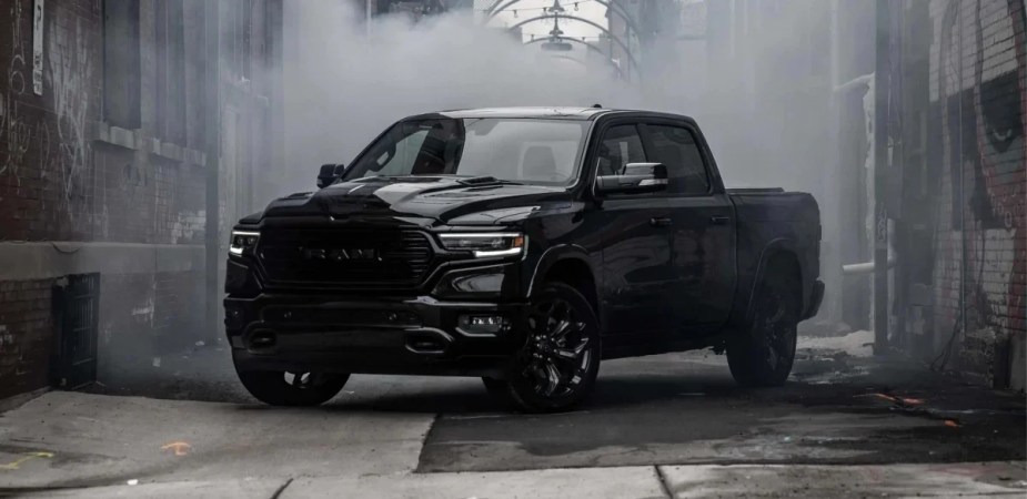 A 2023 Ram 1500 shows off aggressive looks, it is one of Edmunds' best trucks for 2023.