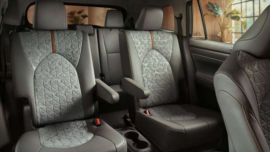 Seats in 2023 Toyota Highlander midsize SUV
