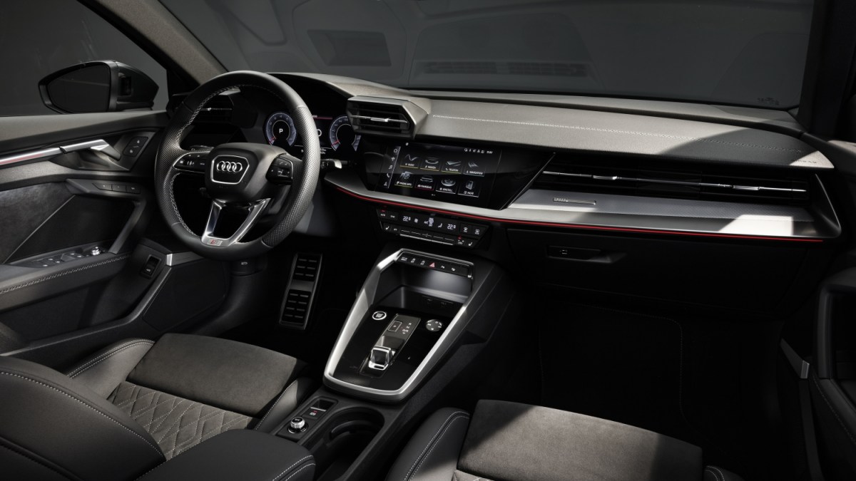 The interior of the 2023 Audi A3