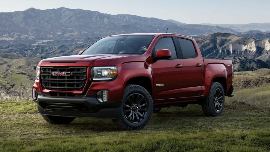 The best pickup trucks for tall drivers include this GMC Canyon
