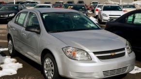 A silver Chevrolet Cobalt