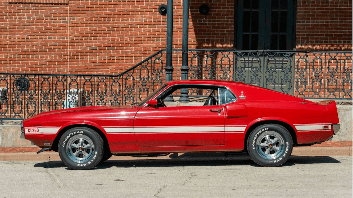 A 1969 Shelby GT350 formerly belonging to Bob Seager