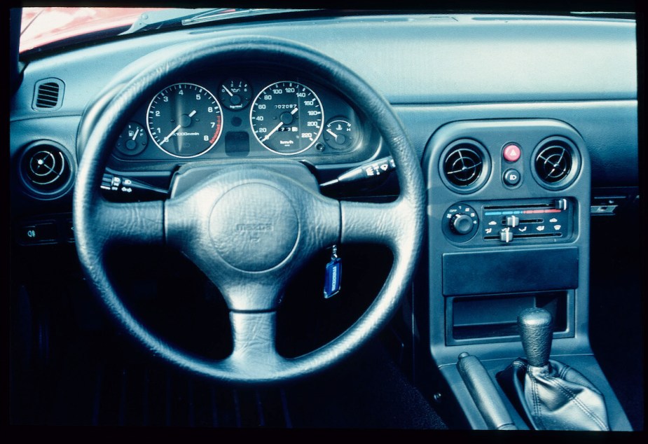 1991 Mazda Miata interior