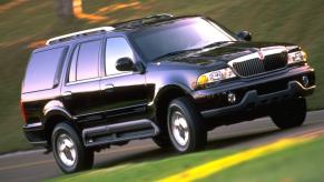 A Black 1998 Lincoln Navigator