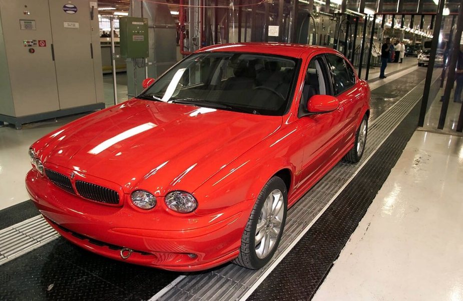 2006 Jaguar X-Type Red
