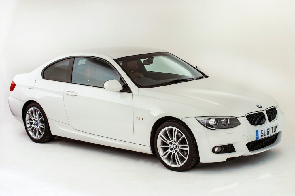 A white 2011 BMW 3 Series