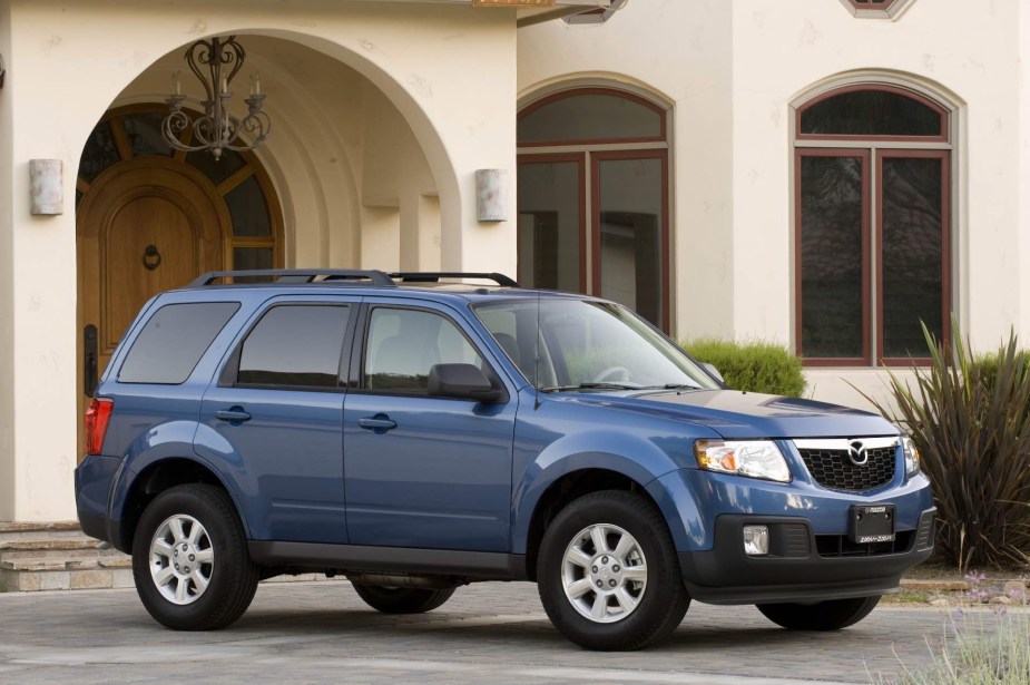2011 Mazda Tribute in Blue. One of the worst Mazda SUV models 