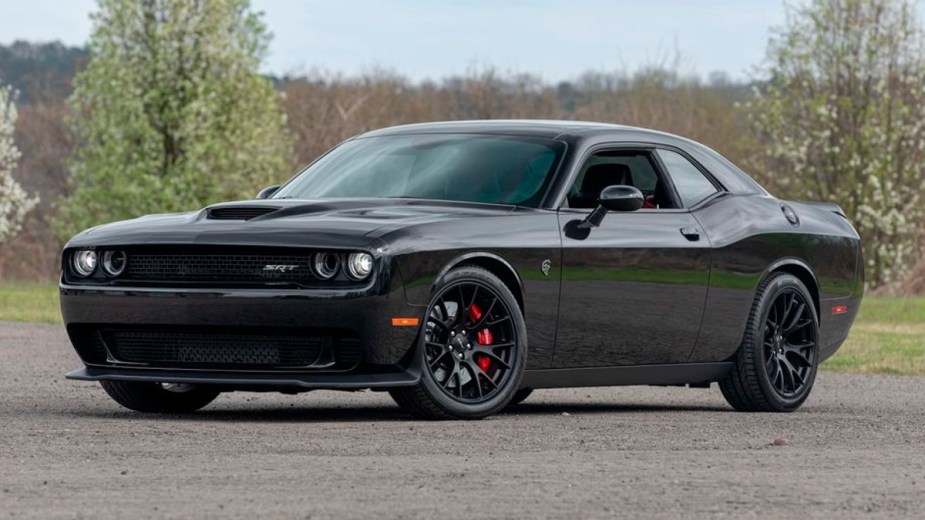 2015 Dodge Challenger parked on a tarmac