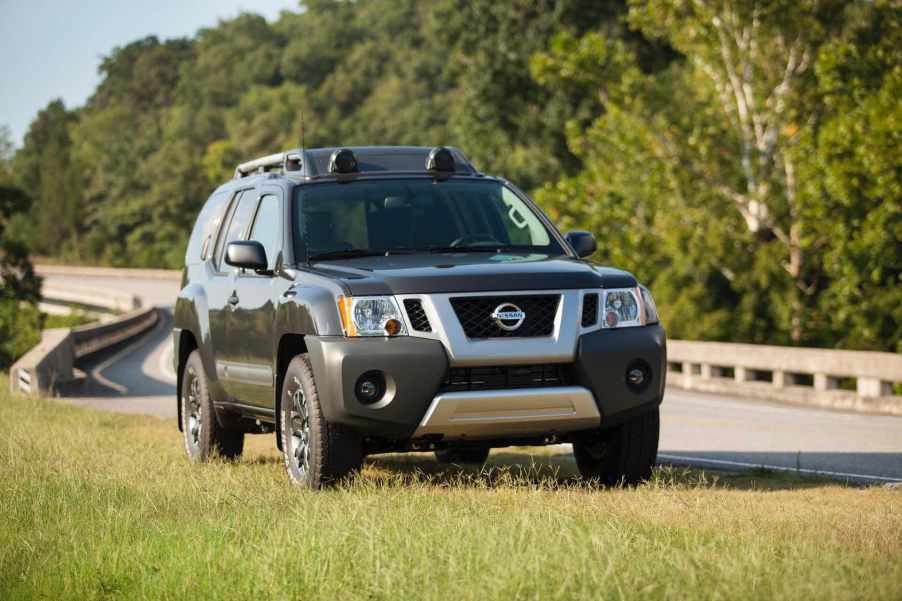 A black 2015 Nissan Xterra