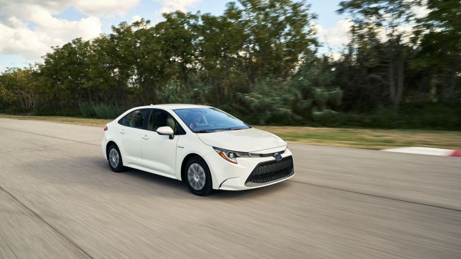 The Toyota Corolla Hybrid has soy-based insulation on the wiring