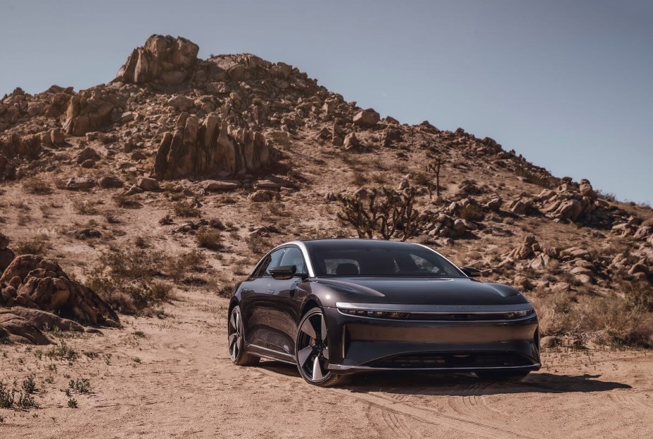 2022 Lucid Air Grand Touring desert