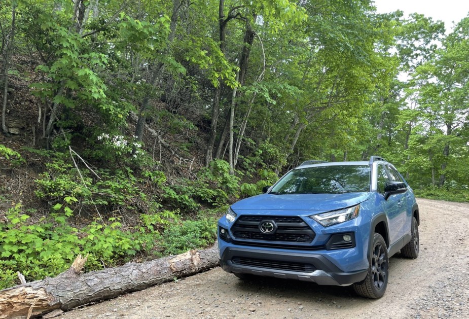 The 2023 Toyota RAV4 is more rugged than the 2023 Hyundai Santa Fe