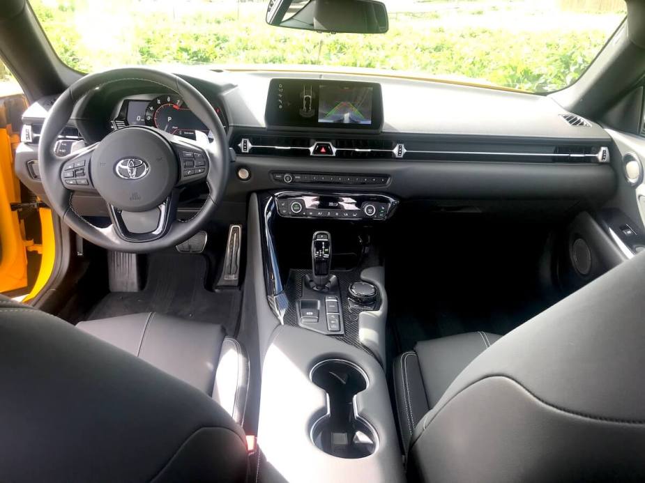2022 Toyota Supra 3.0 interior