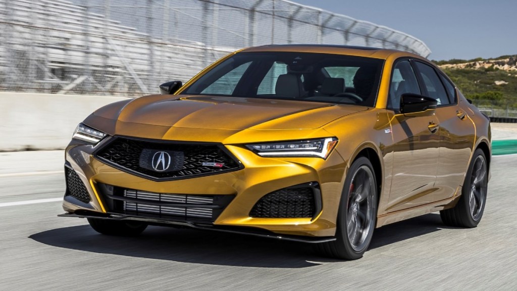 2023 Acura TLX Type S on a Track