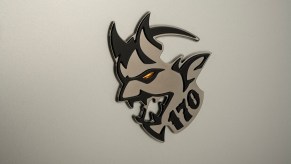The new 2023 Dodge Challenger SRT Demon 170 badge shows off its new look.