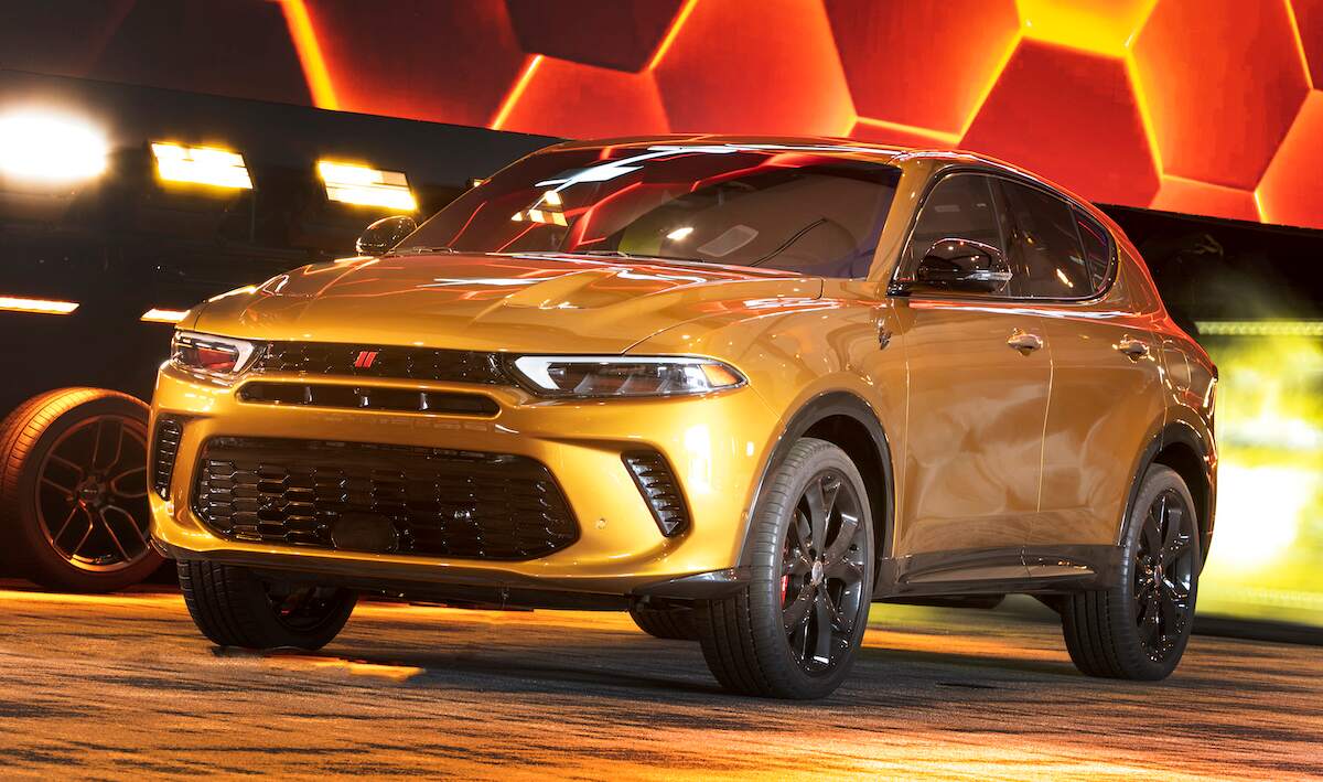 The 2023 Dodge Hornet at its debut.