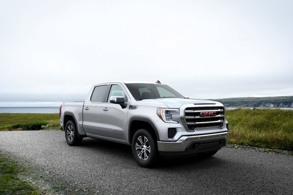 The GMC Sierra is a good crew cab short bed truck