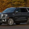 2023 GMC Yukon Posed with a Fall Background