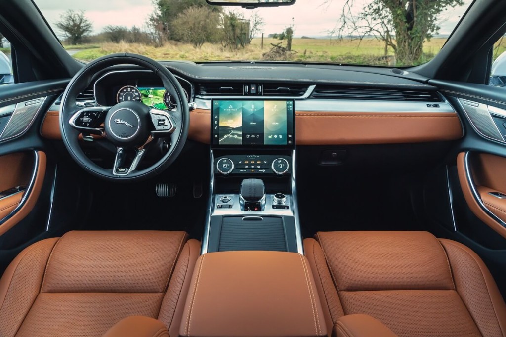 2023 Jaguar XF brown interior