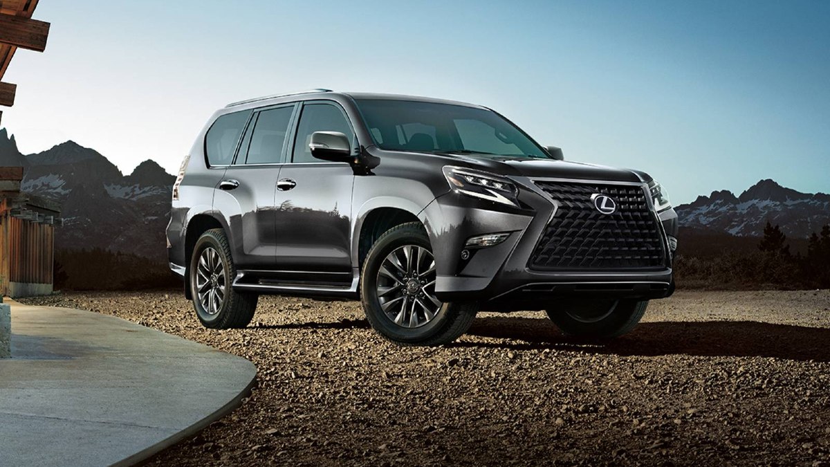 Gray 2023 Lexus GX 460 Parked and Posed