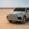 2023 Lexus LX 600 front view in the desert