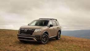 The 2023 Nissan Pathfinder Rock Creek 3/4 view
