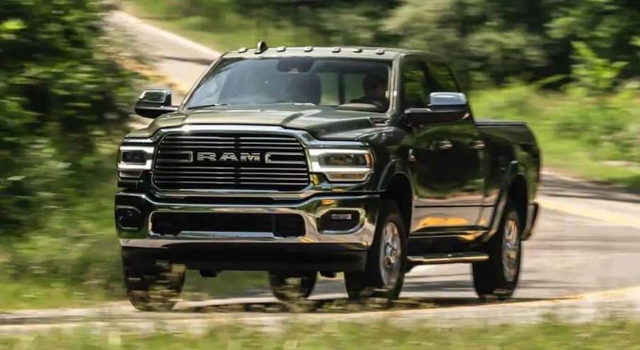 2022 Ram 3500 on road