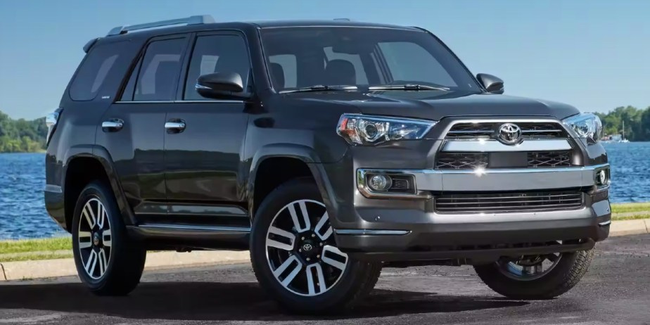 A gray 2023 Toyota 4Runner midsize SUV is parked outdoors. 