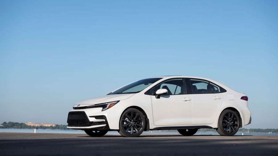 The 2023 Toyota Corolla is the traditional version of the 2023 Toyota Corolla Hybrid