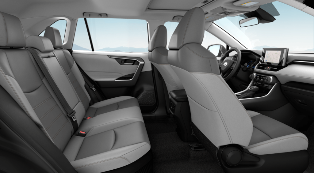 The 2023 Toyota RAV4 Hybrid interior is cramped