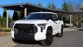The 2023 Toyota Tundra has a higher satifaction rating than the 2023 Ford F-150
