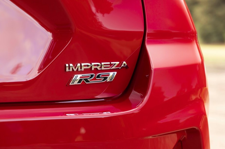 2024 Subaru Impreza RS Badge
