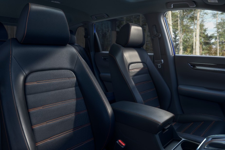 Black seats in 2023 Honda CR-V crossover SUV