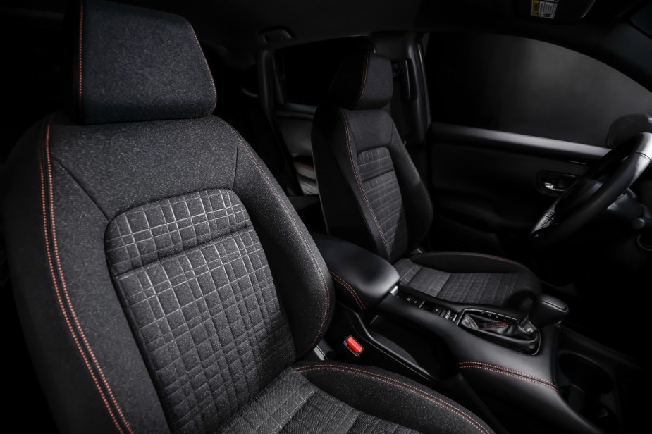 Black seats in redesigned 2023 Honda HR-V, most affordable new Honda SUV