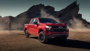 2023 Chevrolet Silverado 1500 parked in the dirt