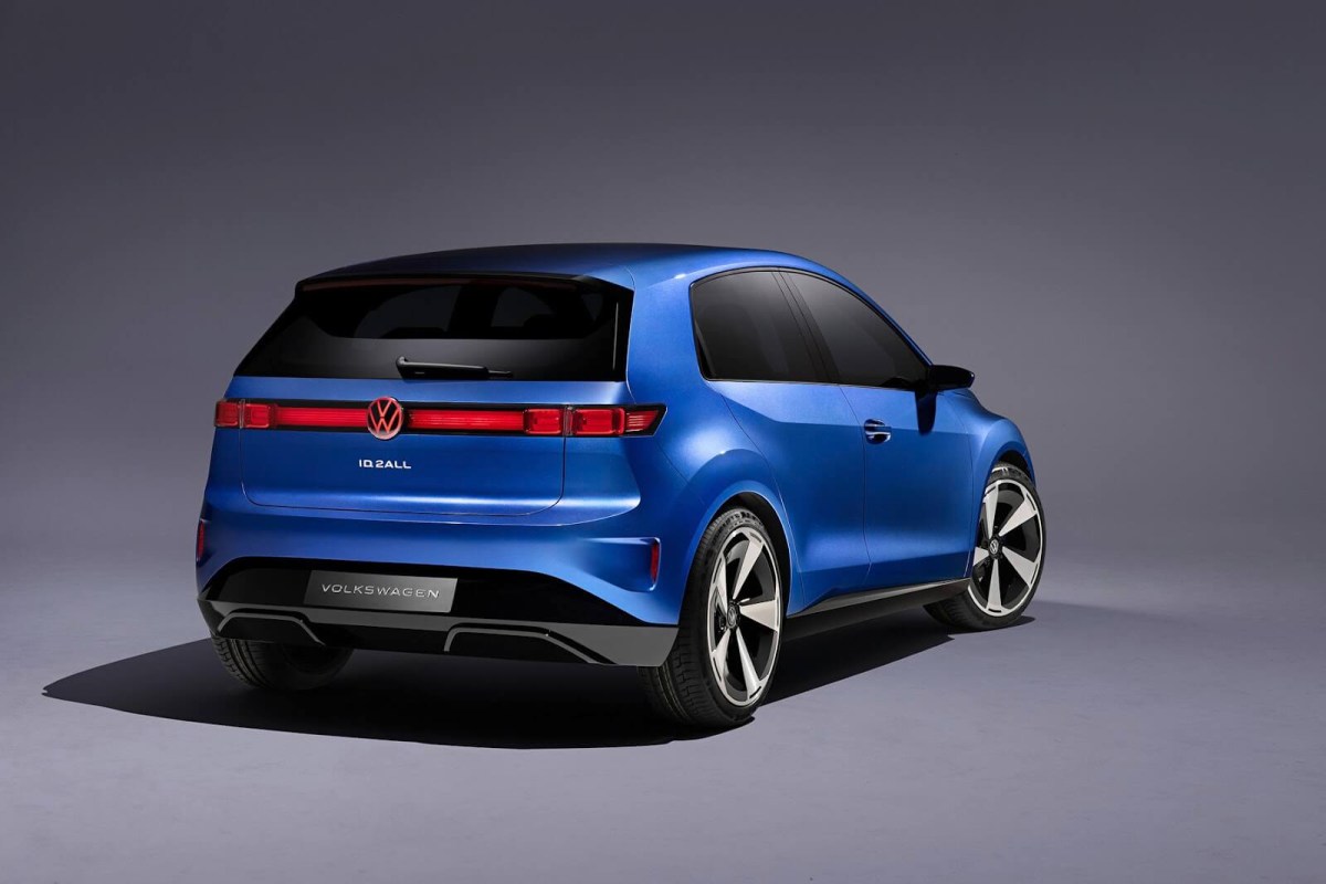 The VW ID. 2all concept from the rear