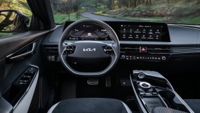Dashboard in 2023 Kia EV6 electric crossover SUV, most reliable and fastest Kia car, says Consumer Reports