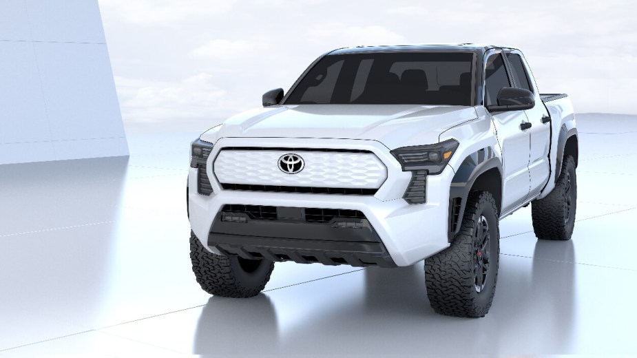 A concept of what an electric Tacoma could look like. 
