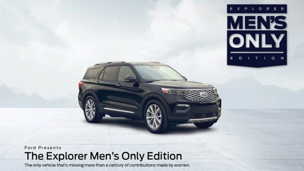 Ford Celebrates International Women’s Day With a ‘Men’s Only Ford Explorer’