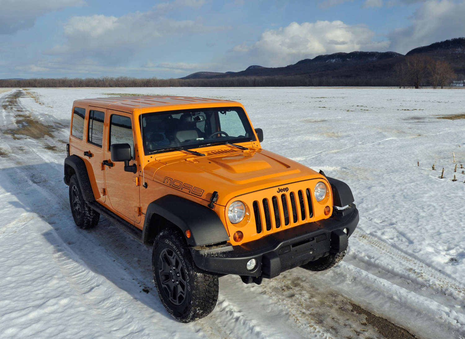 A Jeep Wrangler SUV is not as heavy as others, under 5,000 pounds
