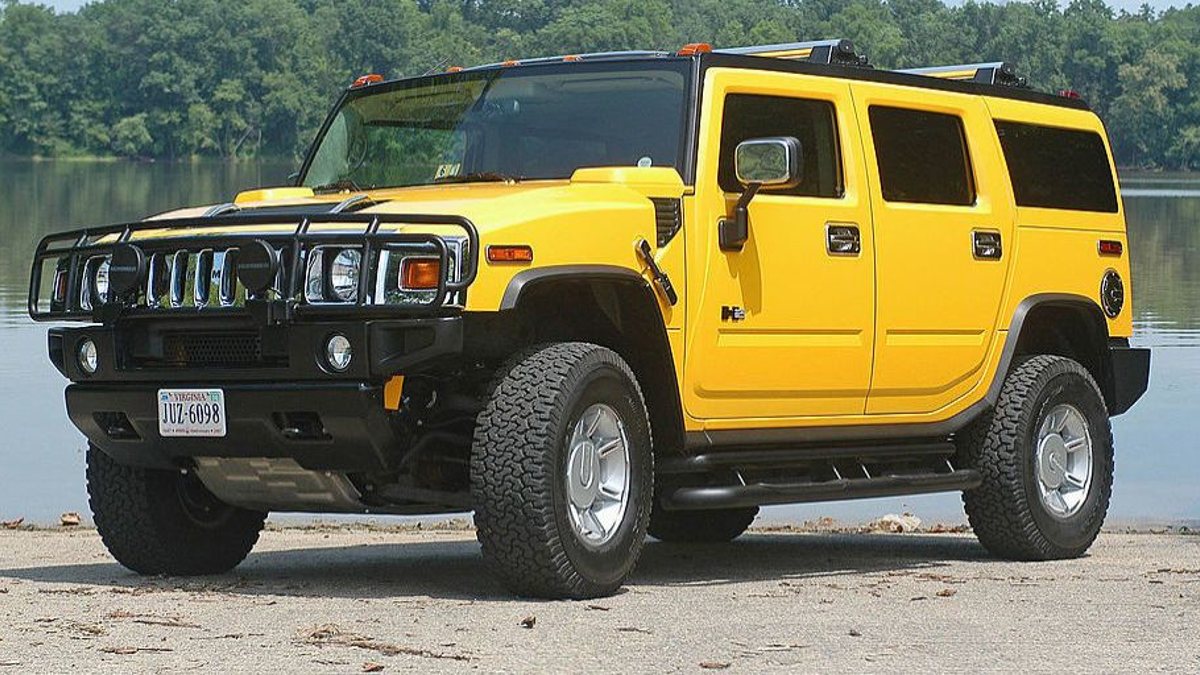 Hummer H2 With a Lake Landscape Background - This was one of the most polarizing SUVs in history
