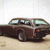 The Jensen GT rear end in rare brown paint