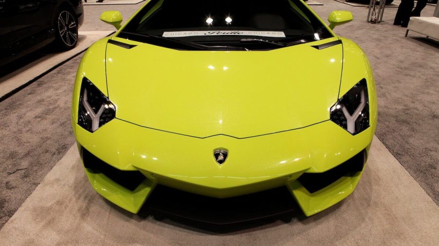 Lamborghini Aventador front view