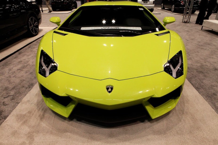 Lamborghini Aventador front view
