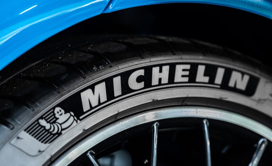 Michelin Tire on racecar